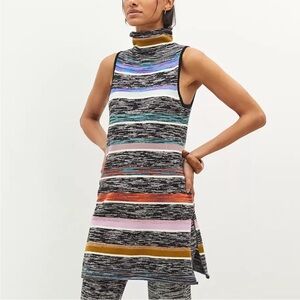 Anthropologie Space-Dyed Knit Turtleneck Tunic Small